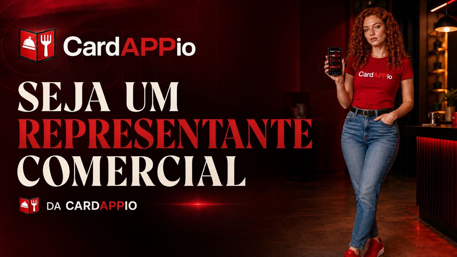 Seja um representante comercial da CardAPPio